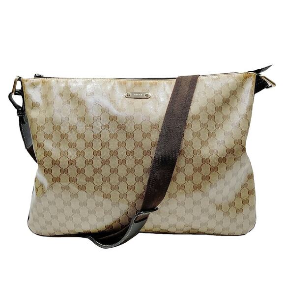 Gucci Large GG Monogram Crystal Crossbody Bag Free Authentication by Poshmark - Picture 2 of 10